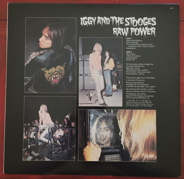 Iggy And The Stooges* : Raw Power (LP, Album, Ltd, RE, RM, 180)