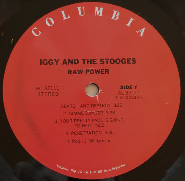 Iggy And The Stooges* : Raw Power (LP, Album, Ltd, RE, RM, 180)