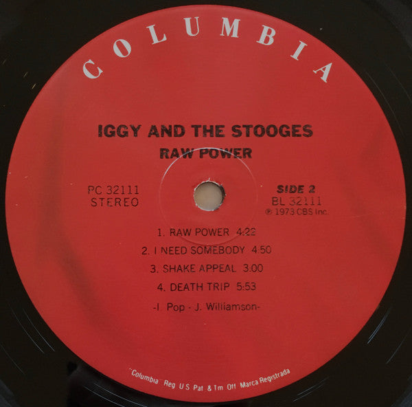 Iggy And The Stooges* : Raw Power (LP, Album, Ltd, RE, RM, 180)