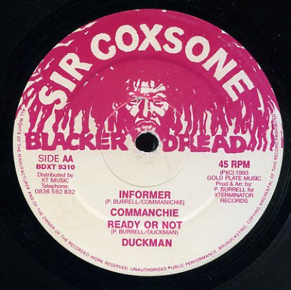 809 Band / Commanchie* / Duckman : Bullet Proof / Informer / Ready Or Not (12")