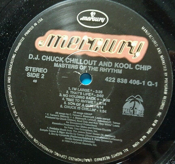 Chuck Chillout & Kool Chip : Masters Of The Rhythm (LP, Album)