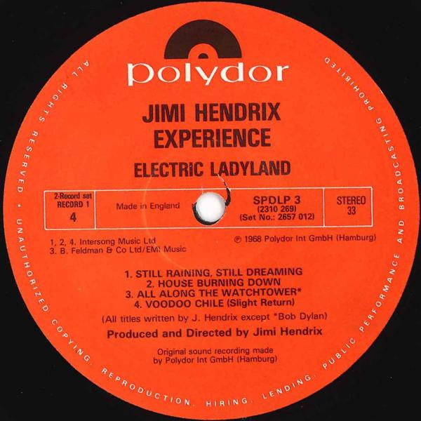 The Jimi Hendrix Experience : Electric Ladyland (2xLP, Album, RE)