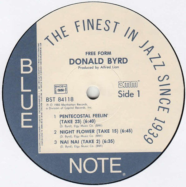 Donald Byrd : Free Form (LP, Album, RE, RM)