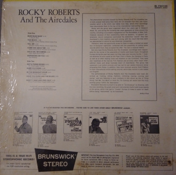 Rocky Roberts And The Airedales* : Rocky Roberts And The Airedales (LP, Album)