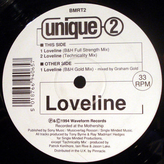Unique 2* : Loveline (12")