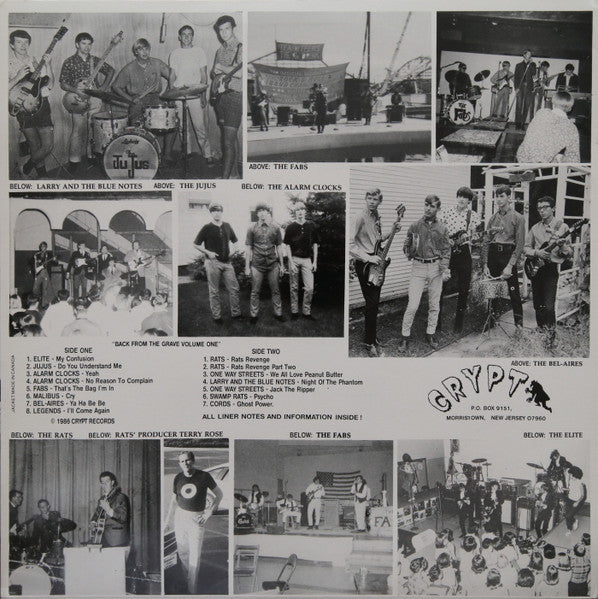 Various : Back From The Grave Volume One (LP, Comp, RE)