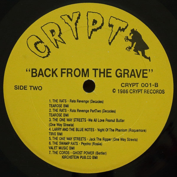 Various : Back From The Grave Volume One (LP, Comp, RE)