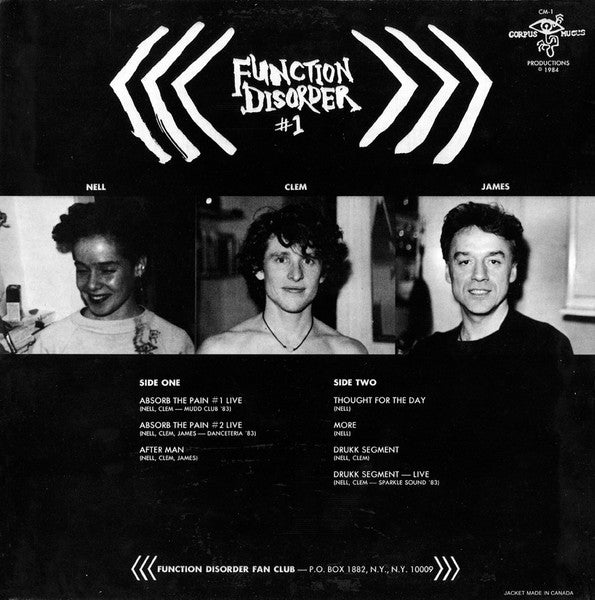 Function Disorder : #1 (LP)