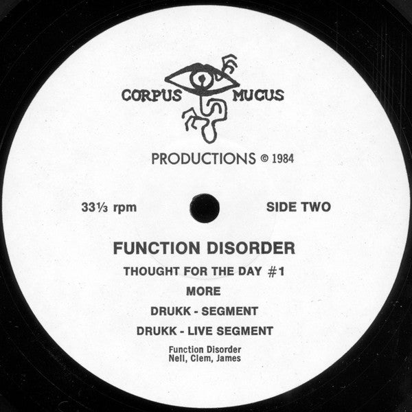 Function Disorder : #1 (LP)