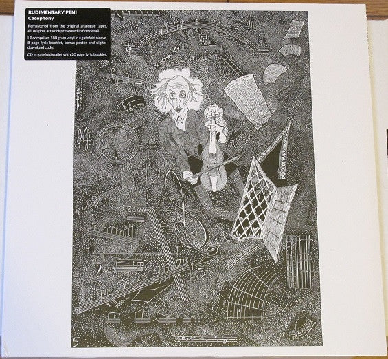 Rudimentary Peni : Cacophony (LP, Album, RE, RM)