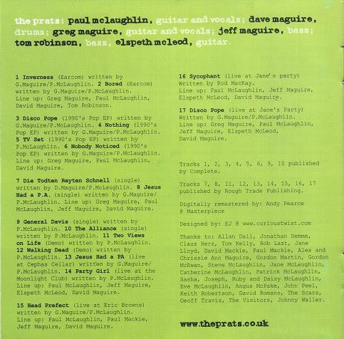 The Prats : Now That's What I Call Prats Music (CD, Comp)