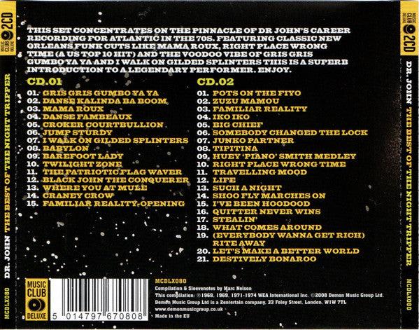 Dr. John : The Best Of The Night Tripper (2xCD, Comp)