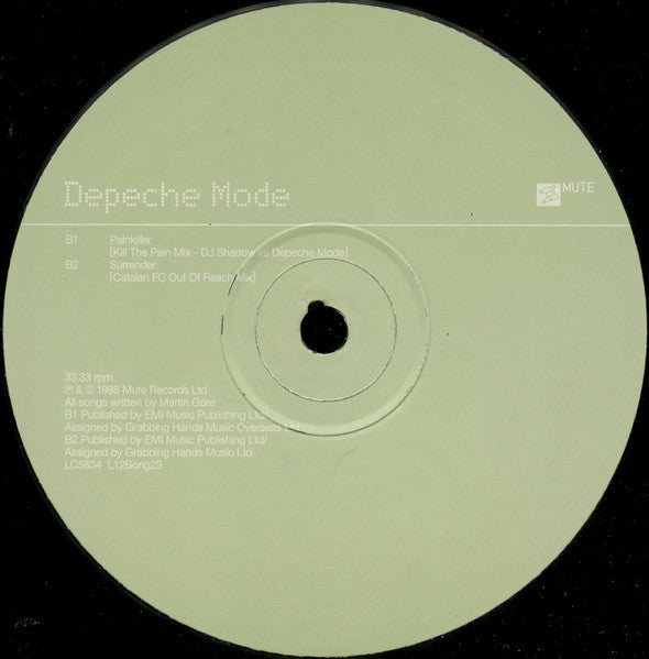 Depeche Mode : Only When I Lose Myself (12", Single, Ltd)