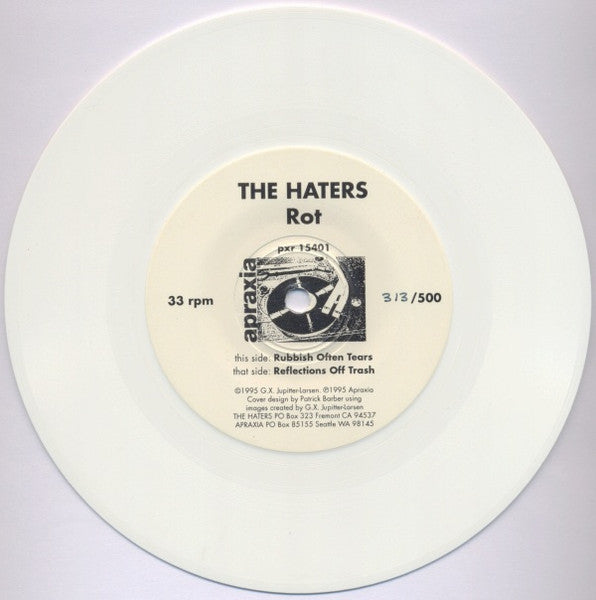 The Haters : Rot (7", EP, Ltd, Num, Whi)