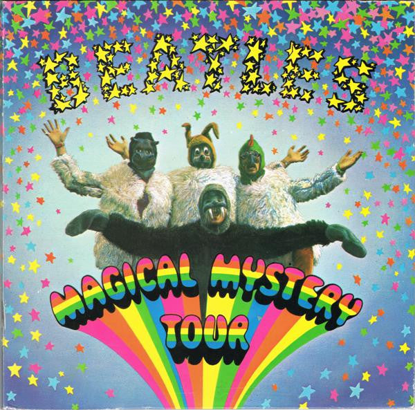 The Beatles : Magical Mystery Tour (2x7", EP, Sol)