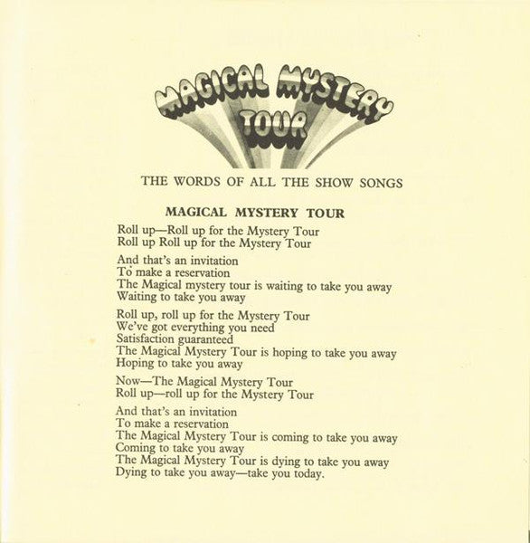 The Beatles : Magical Mystery Tour (2x7", EP, Sol)
