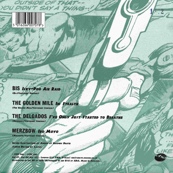 Bis And The Golden Mile Versus The Delgados And Merzbow : Ché Trading Limited Presents... (2x7", Single, Num)