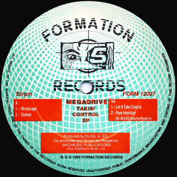 Megadrive : Takin' Control EP (12", EP)