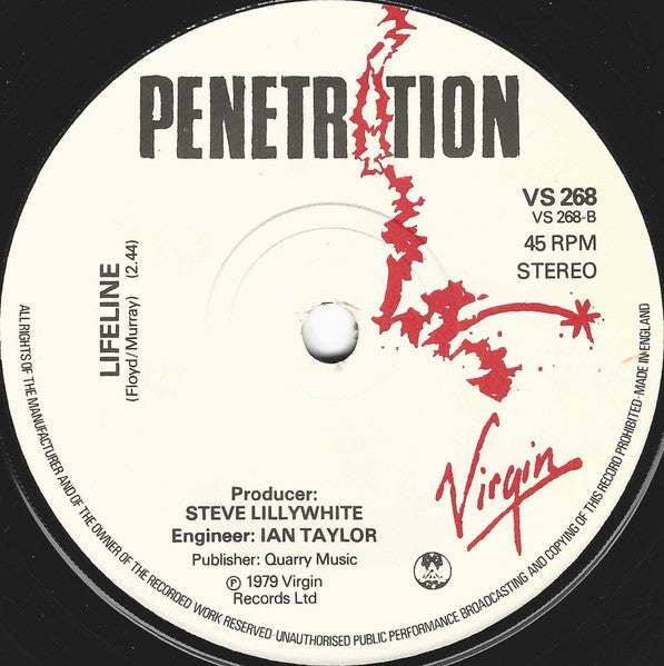 Penetration (2) : Come Into The Open (7", Single)