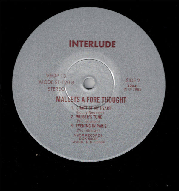 Vic Feldman* : Mallets A Fore Thought (LP, Album, RE)