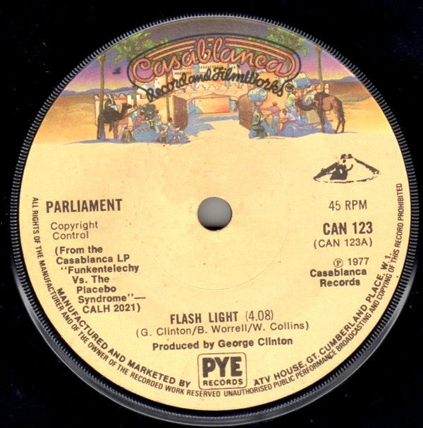 Parliament : Flash Light (7", Single, Sol)