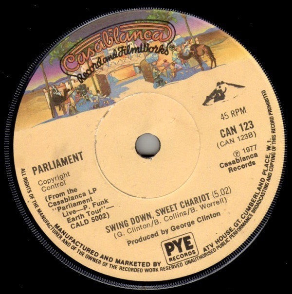 Parliament : Flash Light (7", Single, Sol)