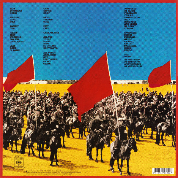 The Clash : Give 'Em Enough Rope (LP, Album, RE, RM, 180)