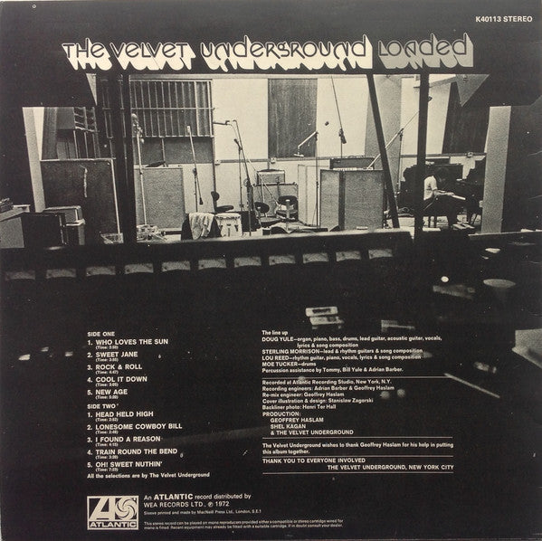 The Velvet Underground : Loaded (LP, Album, RE, RP)