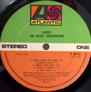 The Velvet Underground : Loaded (LP, Album, RE, RP)