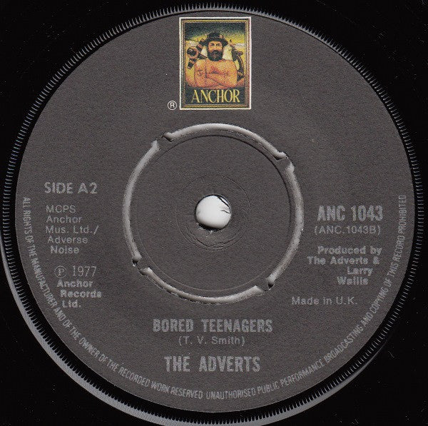 The Adverts : Gary Gilmore's Eyes / Bored Teenagers (7", Single, 4 P)