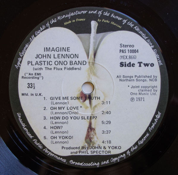 John Lennon : Imagine (LP, Album, RE, Pat)