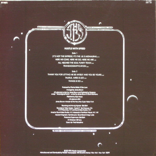 The J.B.'s : Hustle With Speed (LP, Album, RE)