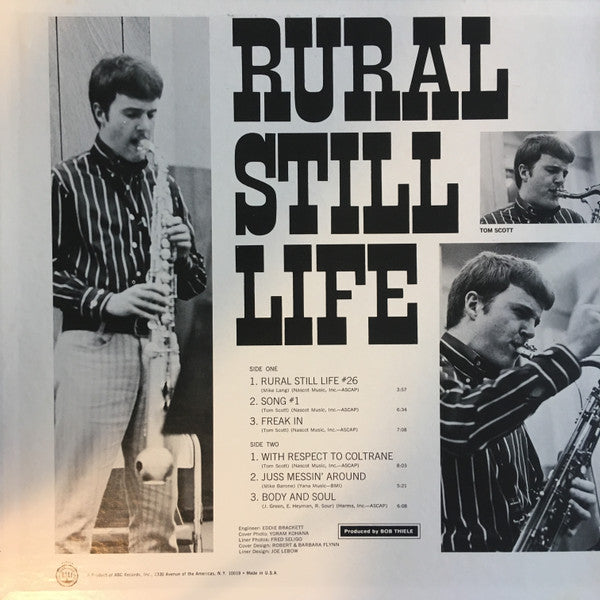 Tom Scott : Rural Still Life (LP, Album, RE)