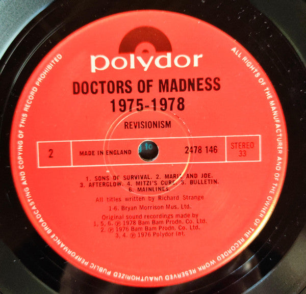 Doctors Of Madness : Revisionism (The Doctors of Madness: 1975-1978) (LP, Comp)