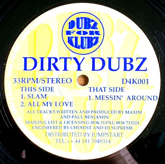 Dirty Dubz : Dirty Dubz (12")