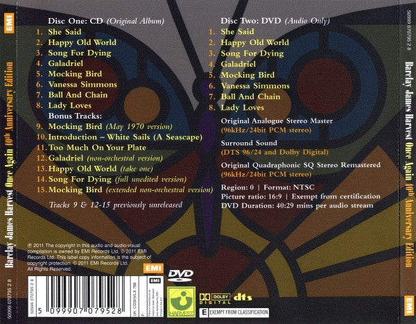 Barclay James Harvest : Once Again (CD, Album, RE, RM + DVD-V, Album, Multichannel, NT)
