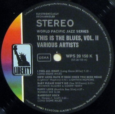 Various : This Is The Blues, Vol. 2 (LP, Comp)