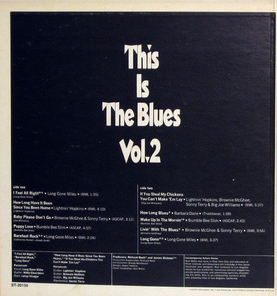 Various : This Is The Blues, Vol. 2 (LP, Comp)