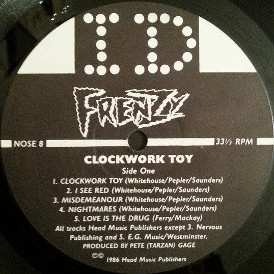 Frenzy (3) : Clockwork Toy (LP, Album)
