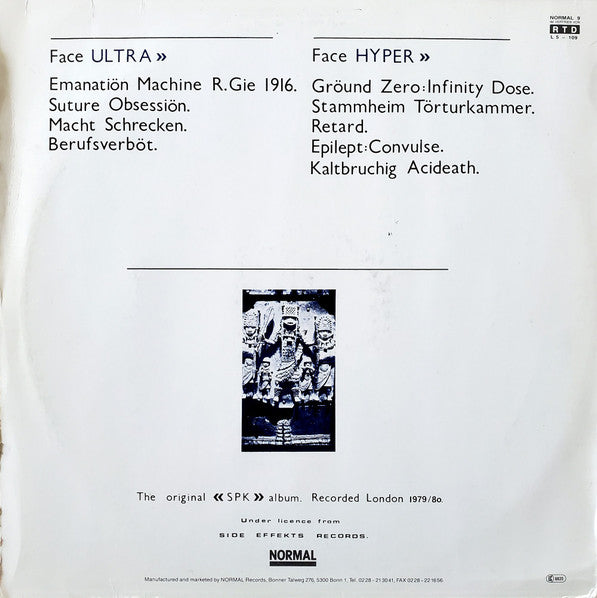 System Planning Korporation* : Information Overload Unit (LP, Album, RE)