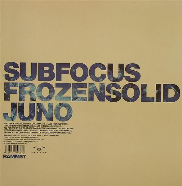 SubFocus* : Frozen Solid / Juno (12", Single)