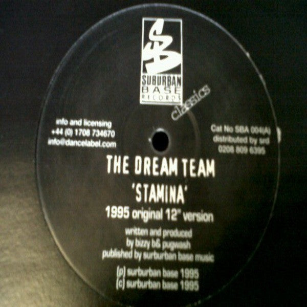 The Dream Team : Stamina (12")