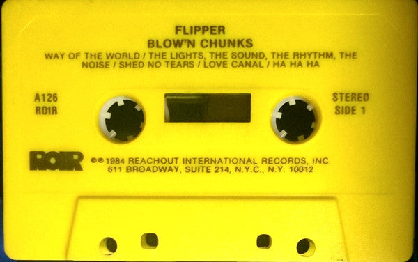 Flipper : Blow'n Chunks (Live) (Cass, Album, Yel)