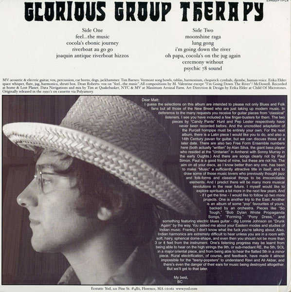 Matt MV Valentine* : Glorious Group Therapy (LP, RE)