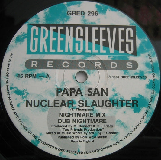 Papa San : Nuclear Slaughter (12")