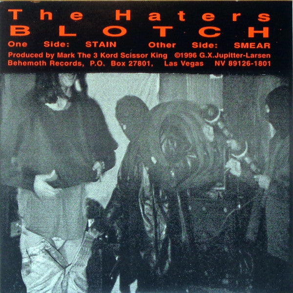 The Haters : Blotch (7", Ltd, Num)
