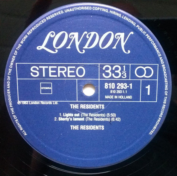 The Residents : Intermission (LP, MiniAlbum)