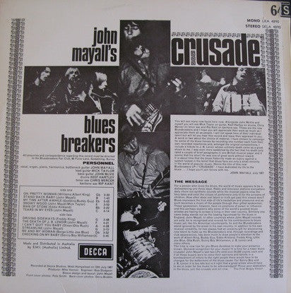 John Mayall : Crusade (LP, Album)