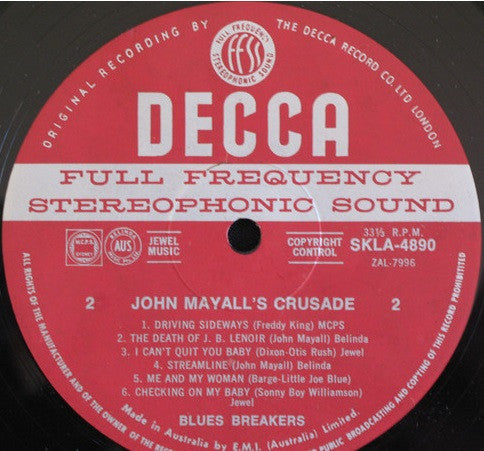 John Mayall : Crusade (LP, Album)