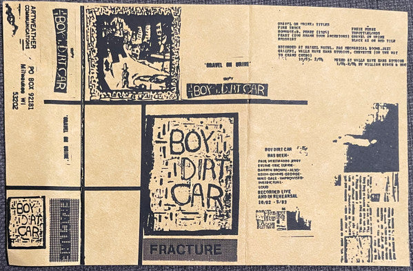 Boy Dirt Car : Gravel On Urine / Fracture (Cass, Comp)